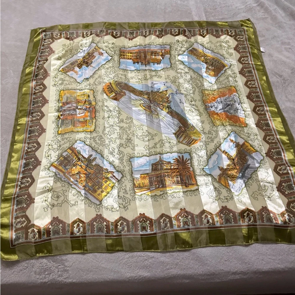 Artistic Scarf with Architectural Design new